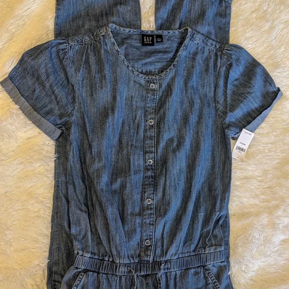 NWT GAP Kids Denim Jumpsuit